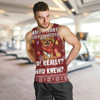 Chihuahua Attitude Christmas Men Tank Top Xmas Holiday Patterns - Wonder Print Shop