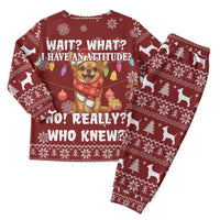Chihuahua Attitude Christmas Pajama Set Xmas Holiday Patterns - Wonder Print Shop