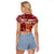 Chihuahua Attitude Christmas Raglan Cropped T Shirt Xmas Holiday Patterns - Wonder Print Shop