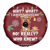 Chihuahua Attitude Christmas Spare Tire Cover Xmas Holiday Patterns - Wonder Print Shop