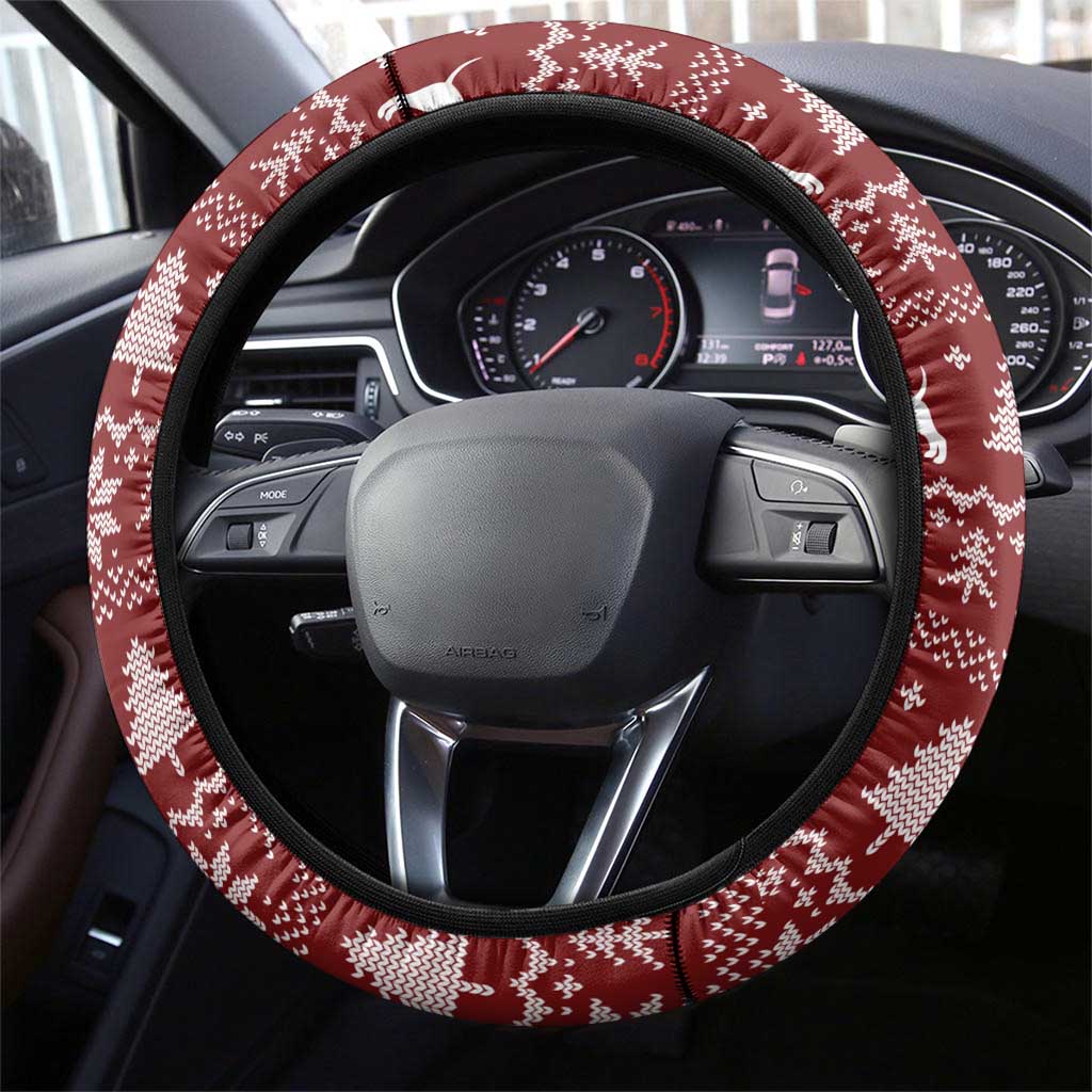 Chihuahua Attitude Christmas Steering Wheel Cover Xmas Holiday Patterns - Wonder Print Shop