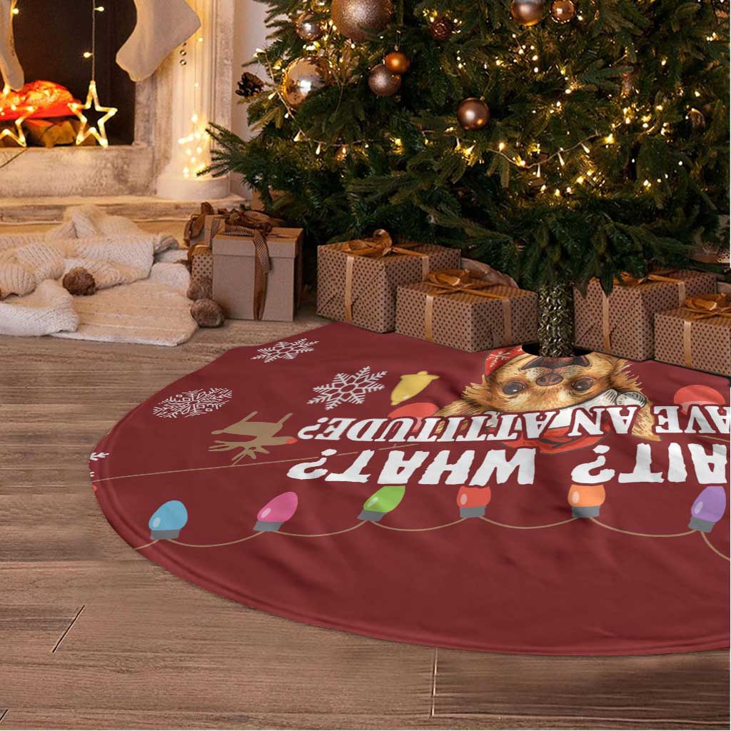 Chihuahua Attitude Christmas Tree Skirt Xmas Holiday Patterns - Wonder Print Shop