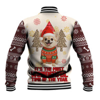 Chihuahua The Most Beautiful Time Xmas Christmas Baseball Jacket Xmas Holiday Patterns - Wonder Print Shop