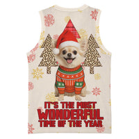 Chihuahua The Most Beautiful Time Xmas Christmas Basketball Jersey Xmas Holiday Patterns - Wonder Print Shop
