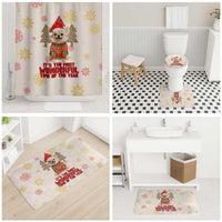 Chihuahua The Most Beautiful Time Xmas Christmas Bathroom Set Xmas Holiday Patterns - Wonder Print Shop