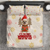 Chihuahua The Most Beautiful Time Xmas Christmas Bedding Set Xmas Holiday Patterns - Wonder Print Shop