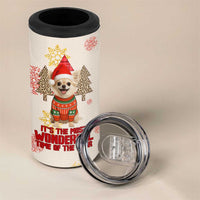 Chihuahua The Most Beautiful Time Xmas Christmas 4 in 1 Can Cooler Tumbler Xmas Holiday Patterns - Wonder Print Shop