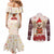 Chihuahua The Most Beautiful Time Xmas Christmas Couples Matching Mermaid Dress and Long Sleeve Button Shirt Xmas Holiday Patterns - Wonder Print Shop