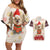 Chihuahua The Most Beautiful Time Xmas Christmas Couples Matching Off Shoulder Short Dress and Hawaiian Shirt Xmas Holiday Patterns - Wonder Print Shop
