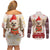 Chihuahua The Most Beautiful Time Xmas Christmas Couples Matching Off Shoulder Short Dress and Long Sleeve Button Shirt Xmas Holiday Patterns - Wonder Print Shop