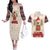 Chihuahua The Most Beautiful Time Xmas Christmas Couples Matching Off The Shoulder Long Sleeve Dress and Hawaiian Shirt Xmas Holiday Patterns - Wonder Print Shop