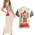 Chihuahua The Most Beautiful Time Xmas Christmas Couples Matching Short Sleeve Bodycon Dress and Hawaiian Shirt Xmas Holiday Patterns - Wonder Print Shop