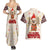 Chihuahua The Most Beautiful Time Xmas Christmas Couples Matching Summer Maxi Dress and Hawaiian Shirt Xmas Holiday Patterns - Wonder Print Shop