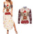 Chihuahua The Most Beautiful Time Xmas Christmas Couples Matching Summer Maxi Dress and Long Sleeve Button Shirt Xmas Holiday Patterns - Wonder Print Shop