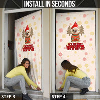 Chihuahua The Most Beautiful Time Xmas Christmas Door Cover Xmas Holiday Patterns - Wonder Print Shop
