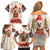 Chihuahua The Most Beautiful Time Xmas Christmas Family Matching Off Shoulder Short Dress and Hawaiian Shirt Xmas Holiday Patterns - Wonder Print Shop