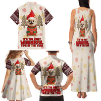 Chihuahua The Most Beautiful Time Xmas Christmas Family Matching Tank Maxi Dress and Hawaiian Shirt Xmas Holiday Patterns - Wonder Print Shop