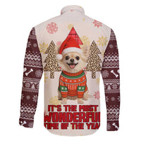Chihuahua The Most Beautiful Time Xmas Christmas Family Matching Tank Maxi Dress and Hawaiian Shirt Xmas Holiday Patterns - Wonder Print Shop