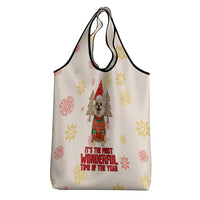 Chihuahua The Most Beautiful Time Xmas Christmas Grocery Bag Xmas Holiday Patterns - Wonder Print Shop