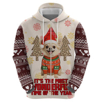 Chihuahua The Most Beautiful Time Xmas Christmas Hoodie Xmas Holiday Patterns - Wonder Print Shop