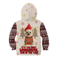 Chihuahua The Most Beautiful Time Xmas Christmas Kid Hoodie Xmas Holiday Patterns - Wonder Print Shop