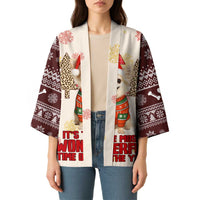 Chihuahua The Most Beautiful Time Xmas Christmas Kimono Xmas Holiday Patterns - Wonder Print Shop