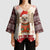 Chihuahua The Most Beautiful Time Xmas Christmas Kimono Sleeve Blouse Xmas Holiday Patterns - Wonder Print Shop