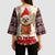 Chihuahua The Most Beautiful Time Xmas Christmas Kimono Sleeve Blouse Xmas Holiday Patterns - Wonder Print Shop