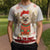 Chihuahua The Most Beautiful Time Xmas Christmas Knitted V-Neck Vest Xmas Holiday Patterns - Wonder Print Shop