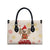 Chihuahua The Most Beautiful Time Xmas Christmas Leather Bag Xmas Holiday Patterns - Wonder Print Shop