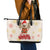 Chihuahua The Most Beautiful Time Xmas Christmas Leather Tote Bag Xmas Holiday Patterns - Wonder Print Shop