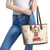 Chihuahua The Most Beautiful Time Xmas Christmas Leather Tote Bag Xmas Holiday Patterns - Wonder Print Shop