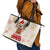Chihuahua The Most Beautiful Time Xmas Christmas Leather Tote Bag Xmas Holiday Patterns - Wonder Print Shop