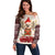 Chihuahua The Most Beautiful Time Xmas Christmas Off Shoulder Sweater Xmas Holiday Patterns - Wonder Print Shop