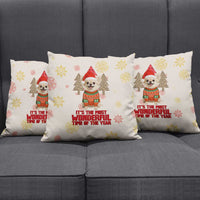 Chihuahua The Most Beautiful Time Xmas Christmas Pillow Cover Xmas Holiday Patterns - Wonder Print Shop