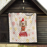 Chihuahua The Most Beautiful Time Xmas Christmas Quilt Xmas Holiday Patterns - Wonder Print Shop