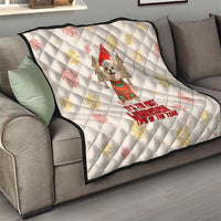 Chihuahua The Most Beautiful Time Xmas Christmas Quilt Xmas Holiday Patterns - Wonder Print Shop
