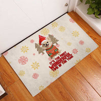 Chihuahua The Most Beautiful Time Xmas Christmas Rubber Doormat Xmas Holiday Patterns - Wonder Print Shop