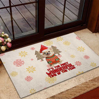 Chihuahua The Most Beautiful Time Xmas Christmas Rubber Doormat Xmas Holiday Patterns - Wonder Print Shop