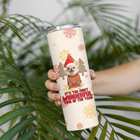 Chihuahua The Most Beautiful Time Xmas Christmas Skinny Tumbler Xmas Holiday Patterns - Wonder Print Shop