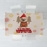 Chihuahua The Most Beautiful Time Xmas Christmas Tablecloth Xmas Holiday Patterns - Wonder Print Shop