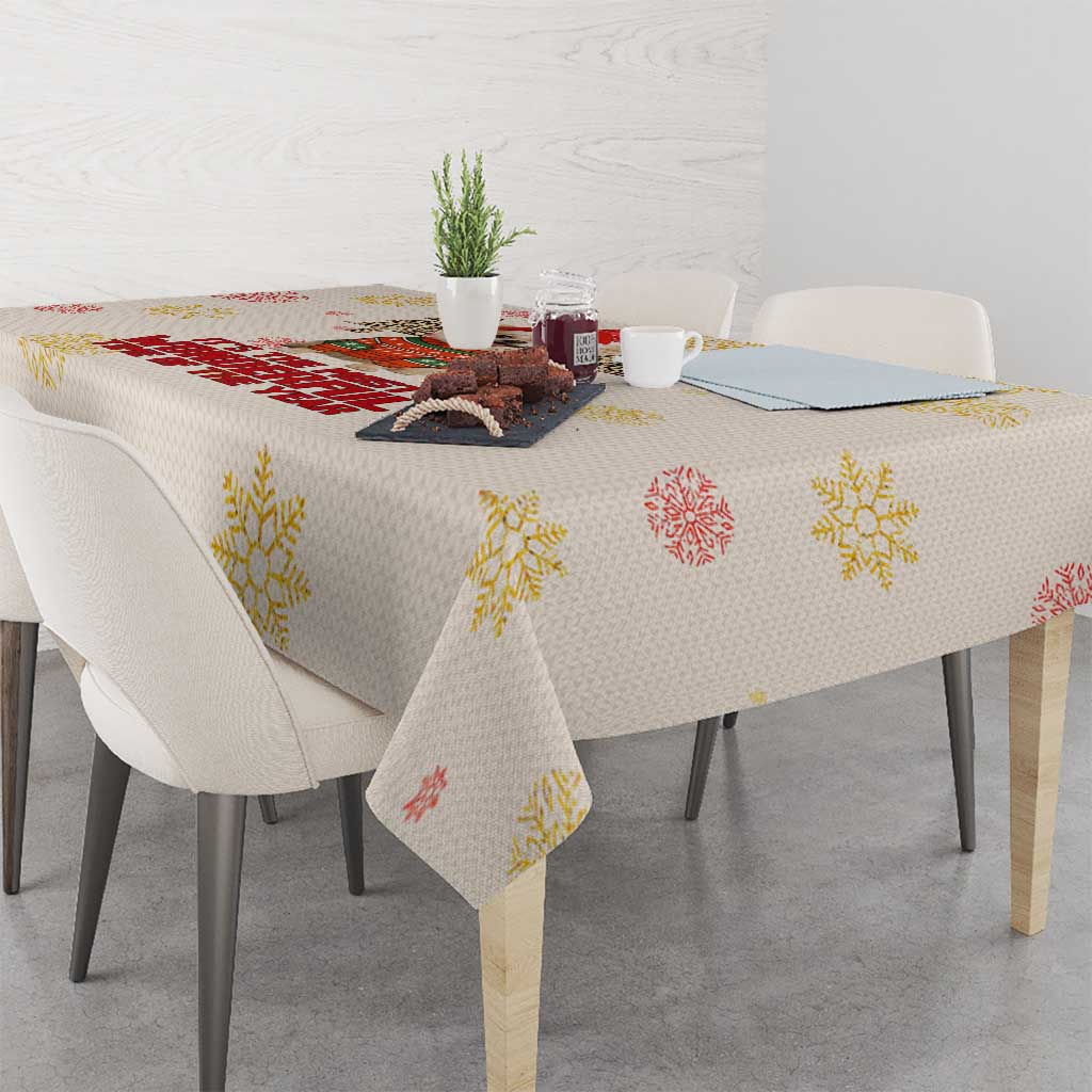 Chihuahua The Most Beautiful Time Xmas Christmas Tablecloth Xmas Holiday Patterns - Wonder Print Shop