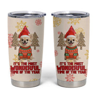 Chihuahua The Most Beautiful Time Xmas Christmas Tumbler Cup Xmas Holiday Patterns - Wonder Print Shop