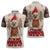 Chihuahua The Most Beautiful Time Xmas Christmas Zipper Polo Shirt Xmas Holiday Patterns - Wonder Print Shop