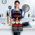 Chillin With My Snowmies Christmas Apron Xmas Holiday Patterns - Wonder Print Shop