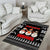 Chillin With My Snowmies Christmas Area Rug Xmas Holiday Patterns - Wonder Print Shop