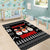 Chillin With My Snowmies Christmas Area Rug Xmas Holiday Patterns - Wonder Print Shop