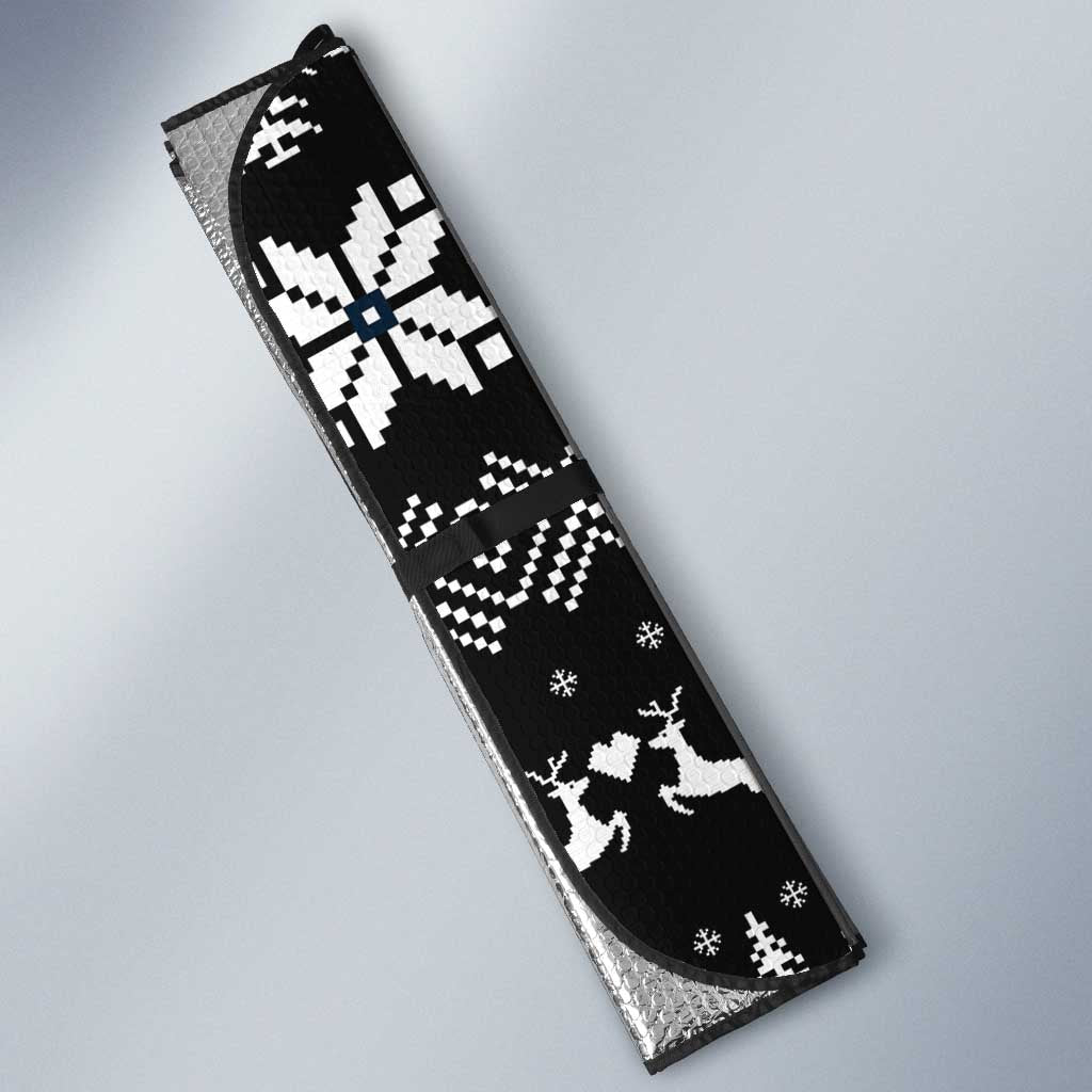 Chillin With My Snowmies Christmas Auto Sun Shade Xmas Holiday Patterns - Wonder Print Shop