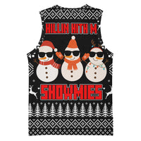 Chillin With My Snowmies Christmas Basketball Jersey Xmas Holiday Patterns - Wonder Print Shop