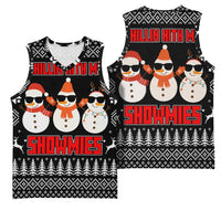 Chillin With My Snowmies Christmas Basketball Jersey Xmas Holiday Patterns - Wonder Print Shop